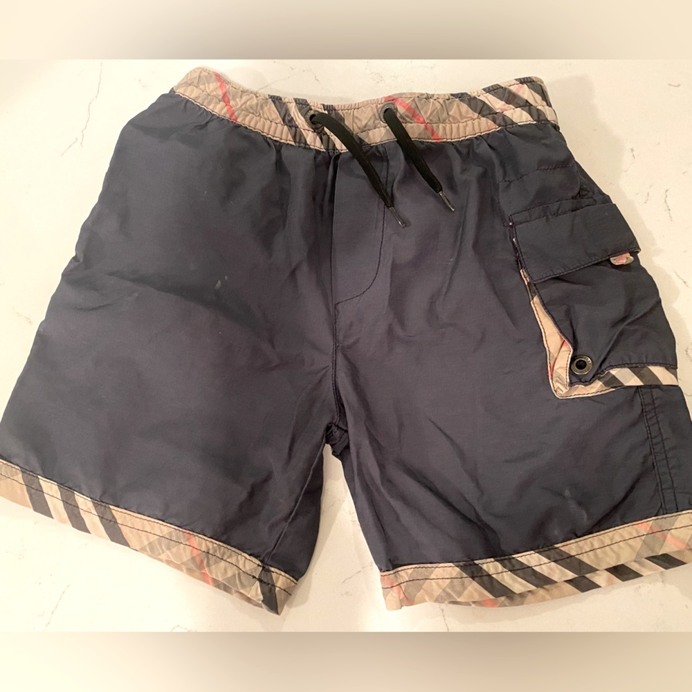 Boys Burberry Swim Trunks